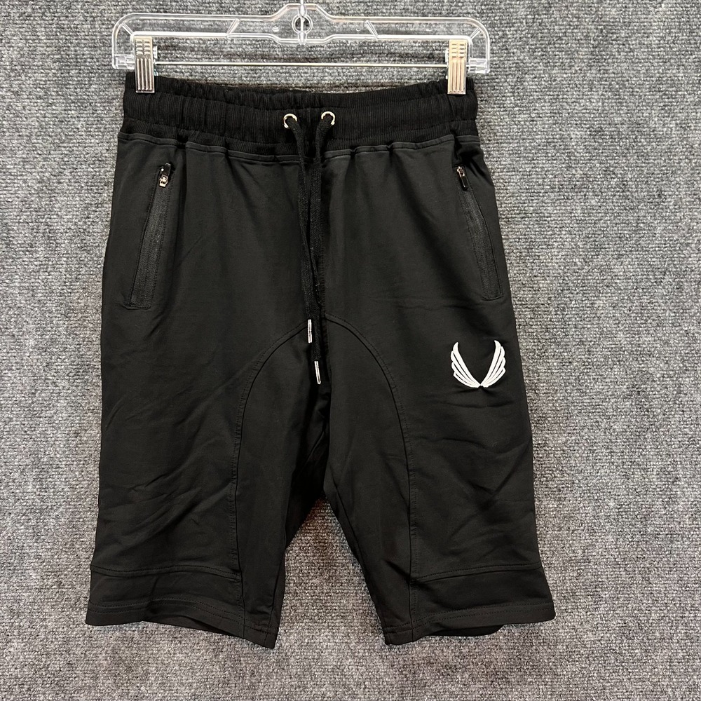 Aesthetic Revolution ASRV Men's Black Workout Fleece Tights Shorts S/M
